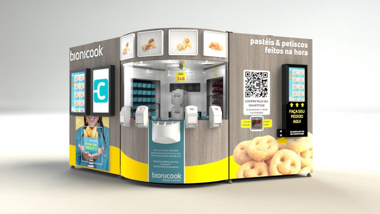 Primeiro fast food robotizado do mundo foi instalado no Aeroporto de Guarulhos